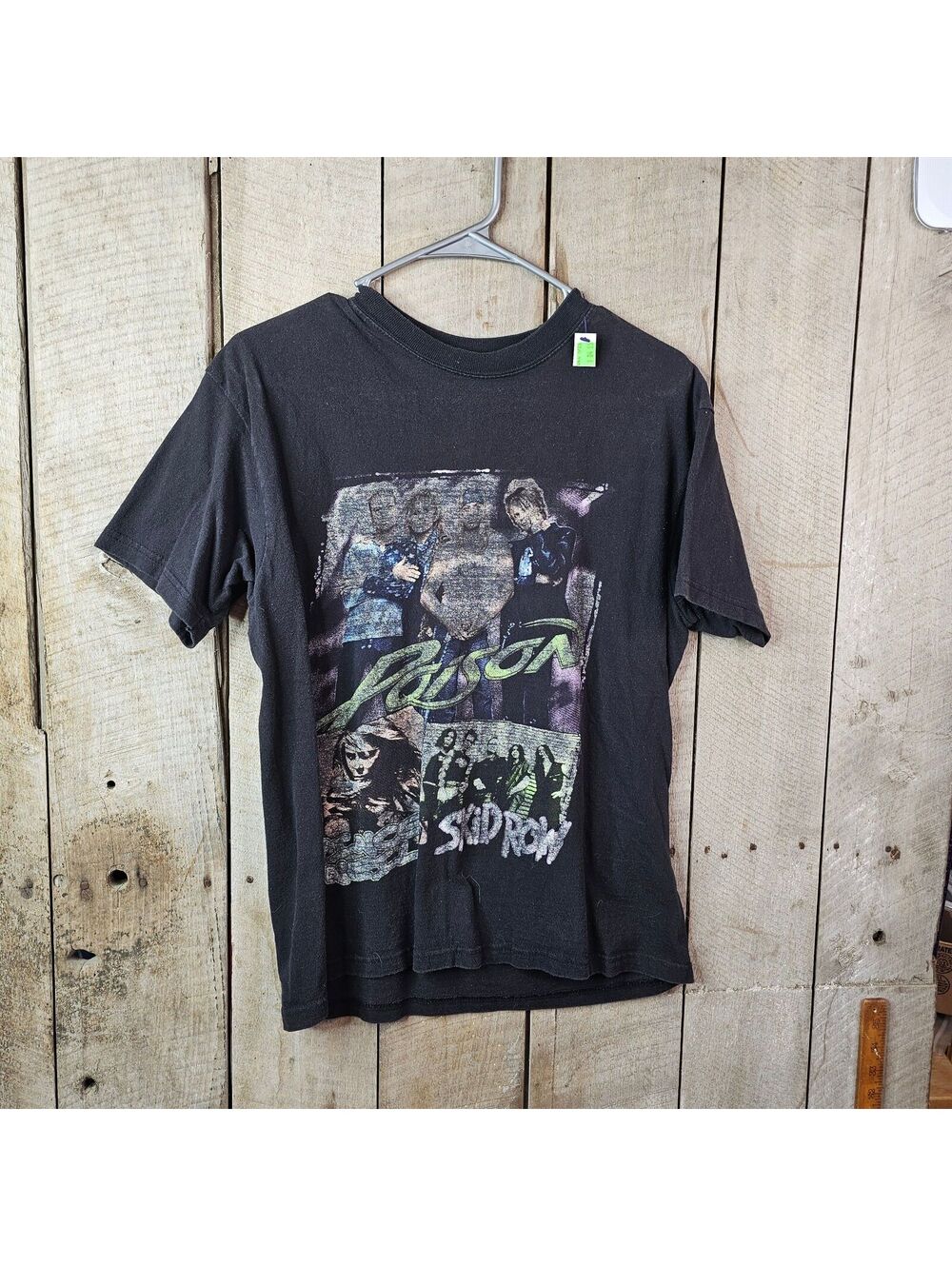 Poison Harder Louder Faster World Tour T-Shirt Skid Row Vince Neil Mens M